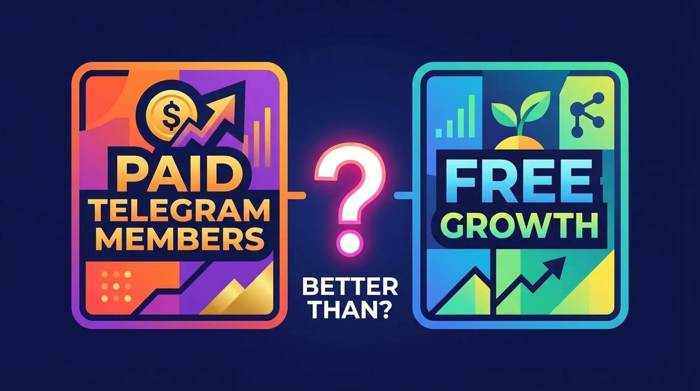 Are paid Telegram members better than free growth?